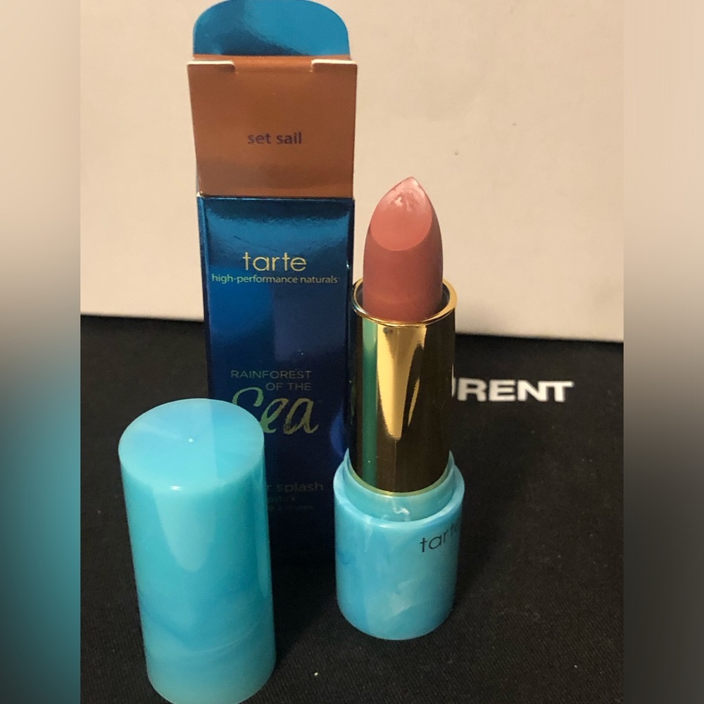 Tarte Set Sail Lip Rainforest of the Sea Lipstick Discontinued NIB New